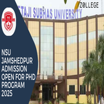 NSU Jamshedpur Admission Open For PhD Program 2025